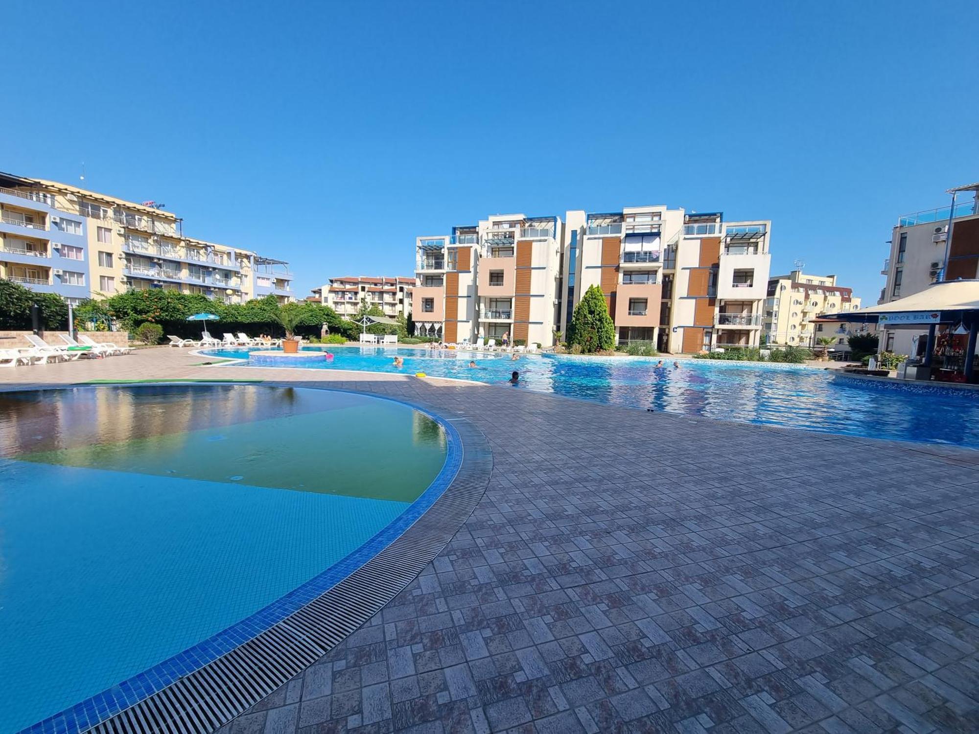 Studio Apartment With Balcony 300M From Beach Sunny Beach Exterior foto